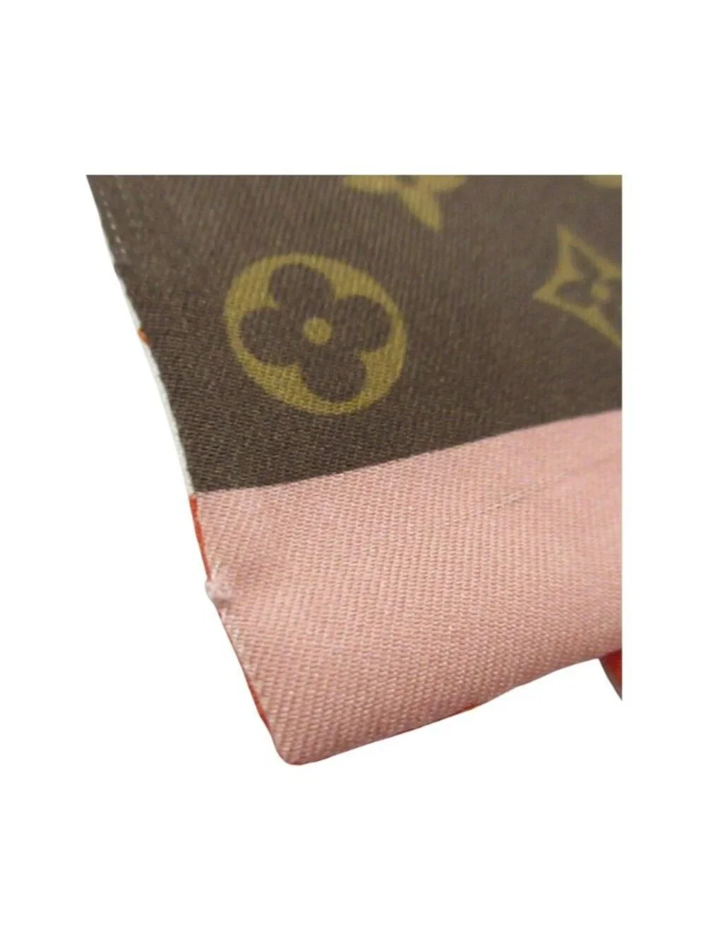 Louis Vuitton Bandeau Animogram Leopard Scarf Pink Brown